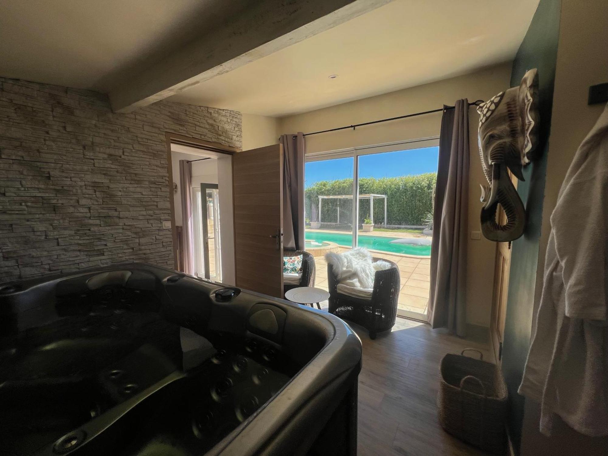 Lecrin Chambre D'Hote Spa Bellegarde  Exterior foto